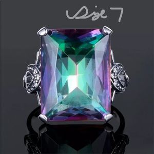 Size 7 Mystic Topaz Ring